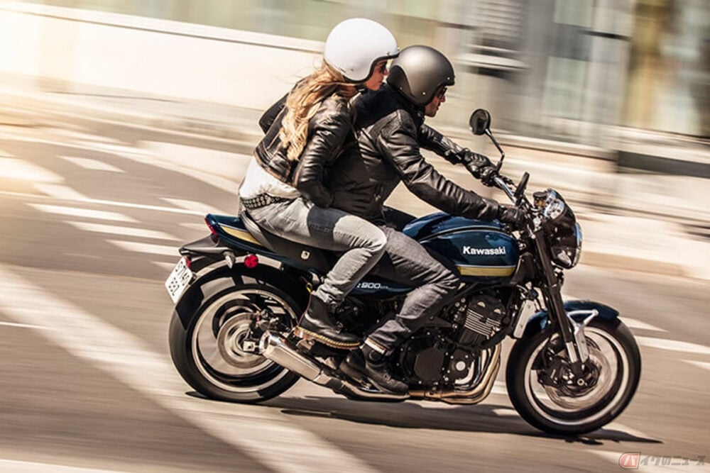 カワサキ Z900rs 22年モデルを北米で発表 名車 火の玉 タイガー に続き 青玉虫 を採用 バイクのニュース カワサキ Z900rs 22年モデルを北米で発表 名車 火の玉 タイガー に続き 青玉虫 を採用 バイクのニュース