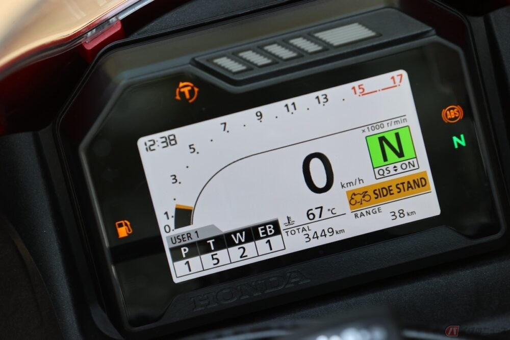 ホンダ Cbr600rr のフルカラーtft液晶メーターに感動 バイクのニュース ホンダ Cbr600rr のフルカラーtft液晶メーターに感動 バイクのニュース