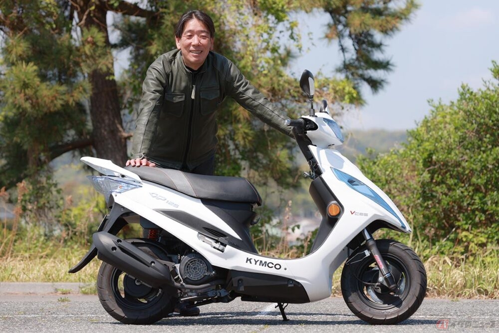 バイク KYMCO gp125i キムコ GP125i試乗記事】新たに打ち出した「通勤快足」は日本車勢と