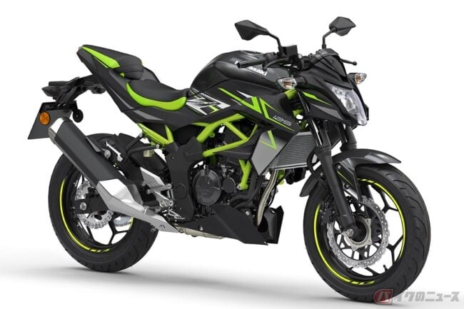 カワサキ「Z125」「Ninja125」新型公開 希少なフルサイズ原付二種