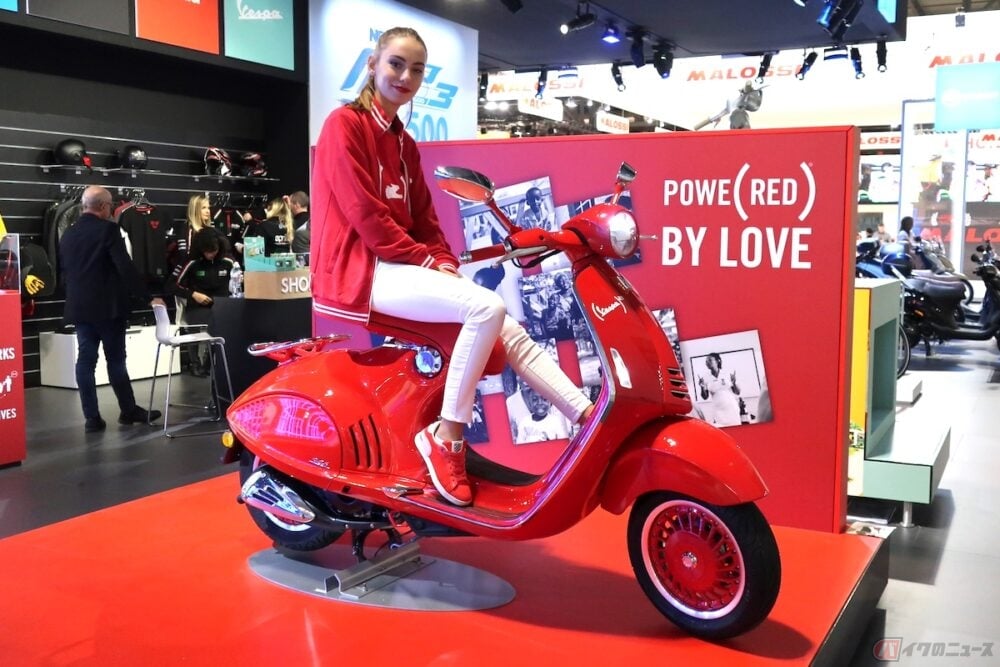 Vespa GTS 赤 スクーター 子ども達にも人気？「Vespa GTS Super」とは｜Infoseekニュース