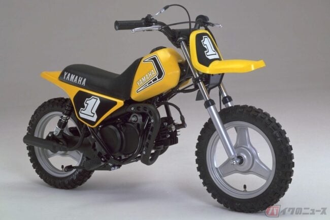 カスタムペイントでヤマハのキッズ向けファンバイク「PW50」の初代