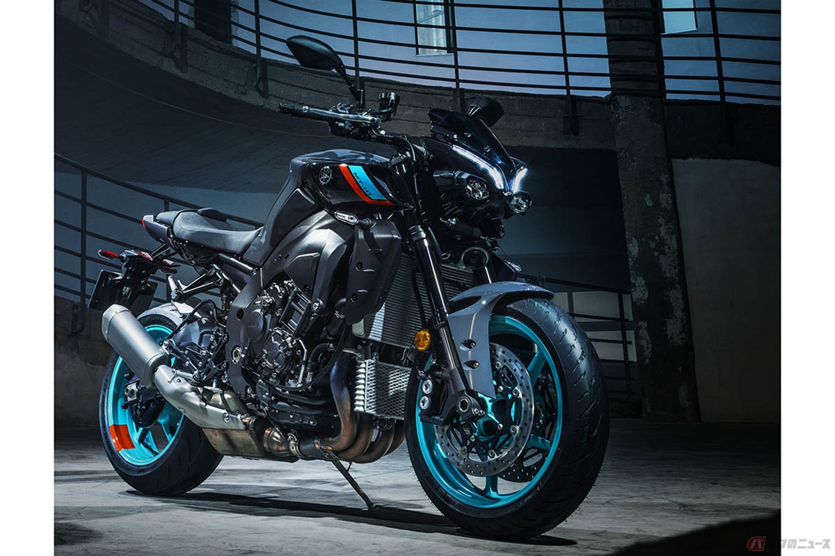 ヤマハ「MT-10」新型公開 MTシリーズのフラッグシップがモデルチェンジ