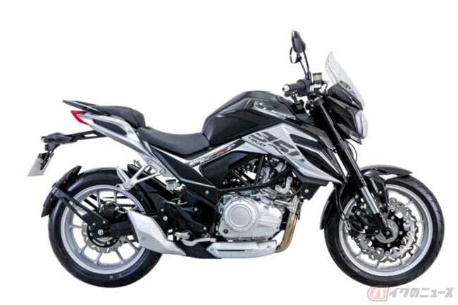 LIFAN「KPM150 Cafe」 ハーフカウルを装備したカフェレーサーモデル