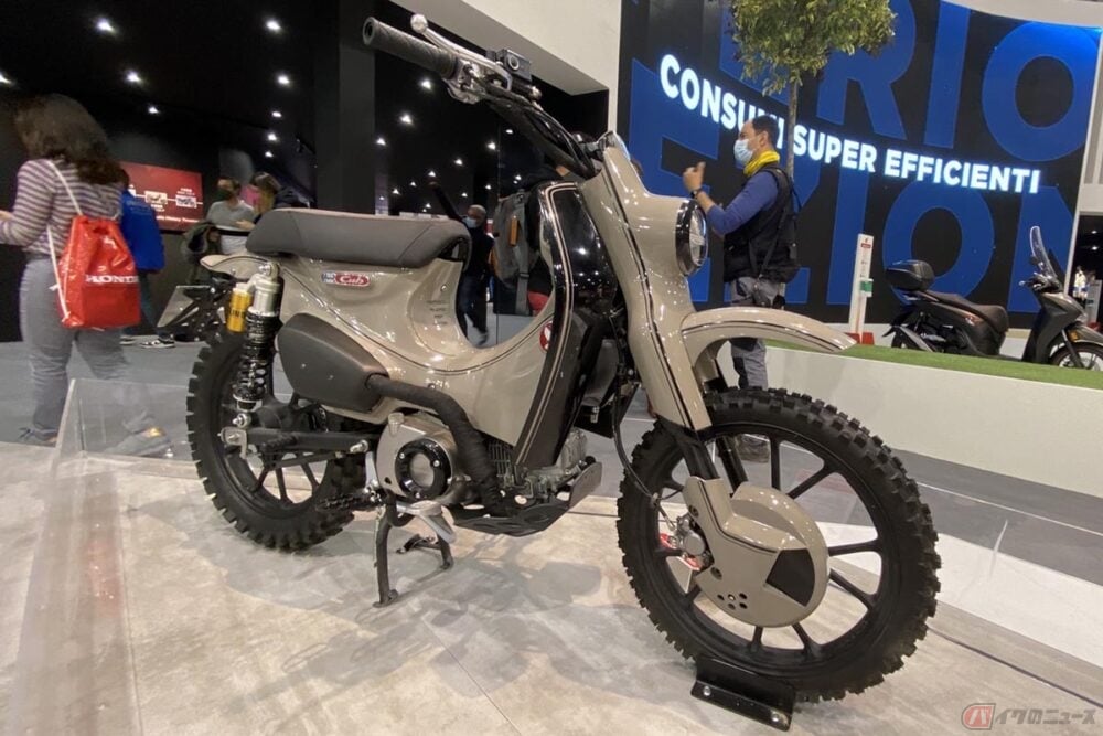 ホンダ スーパーカブx 一般公開 スーパーカブc125 ベースの最新カスタム Eicma 21 バイクのニュース ホンダ スーパーカブx 一般公開 スーパーカブc125 ベースの最新カスタム Eicma 21 バイクのニュース