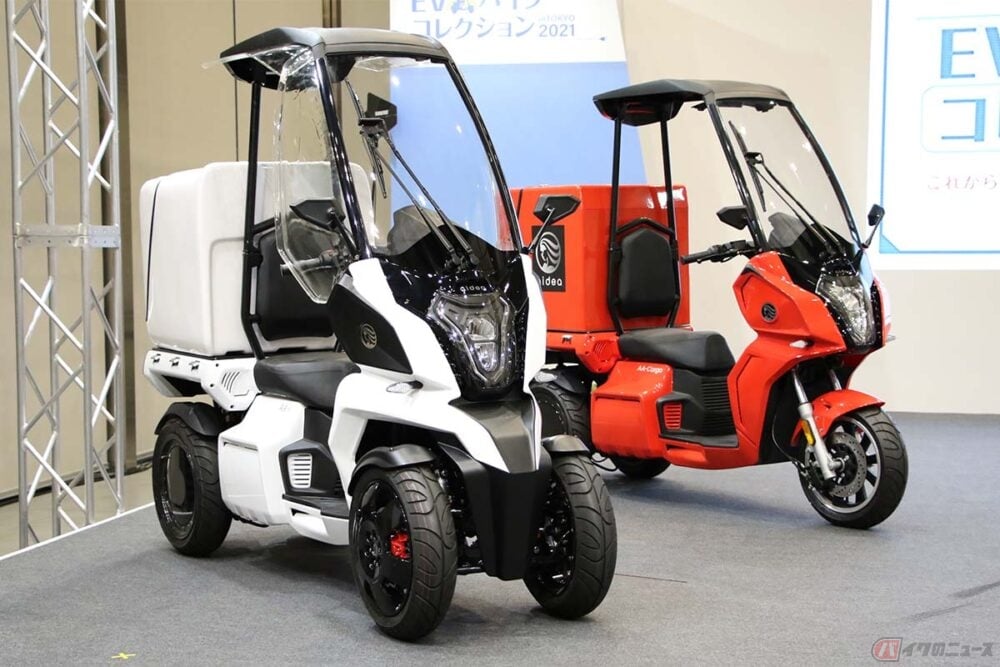 屋根付きスクーターのような小型ev登場 日本のaideaが4輪モデル I 世界初公開 バイクのニュース 屋根付きスクーターのような小型ev登場 日本のaideaが4輪モデル I 世界初公開 バイクのニュース