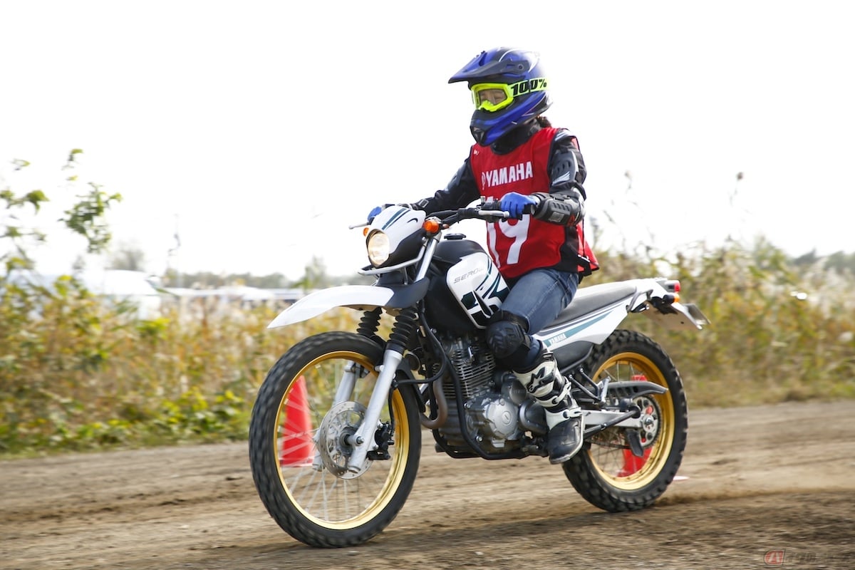 ブレーキして後輪がロックしたときの感覚を実際に体験