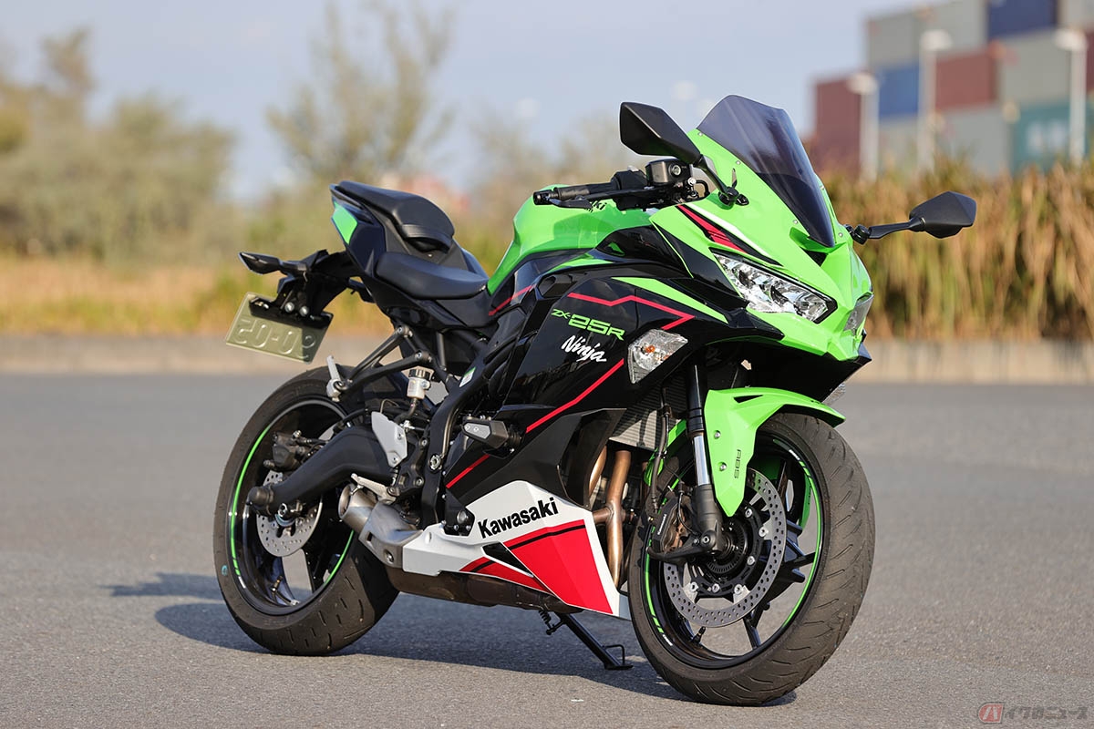 第4回 日本バイクオブザイヤー2021で大賞と軽二輪部門最優秀金賞を受賞した「Ninja ZX-25R」