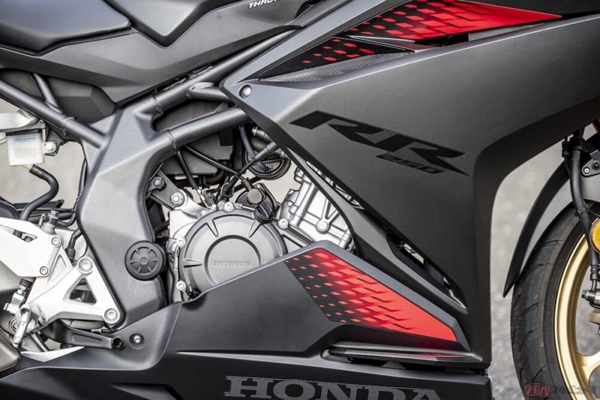 最高出力41PS/13000rpmを発揮するホンダ「CBR250RR」のエンジン