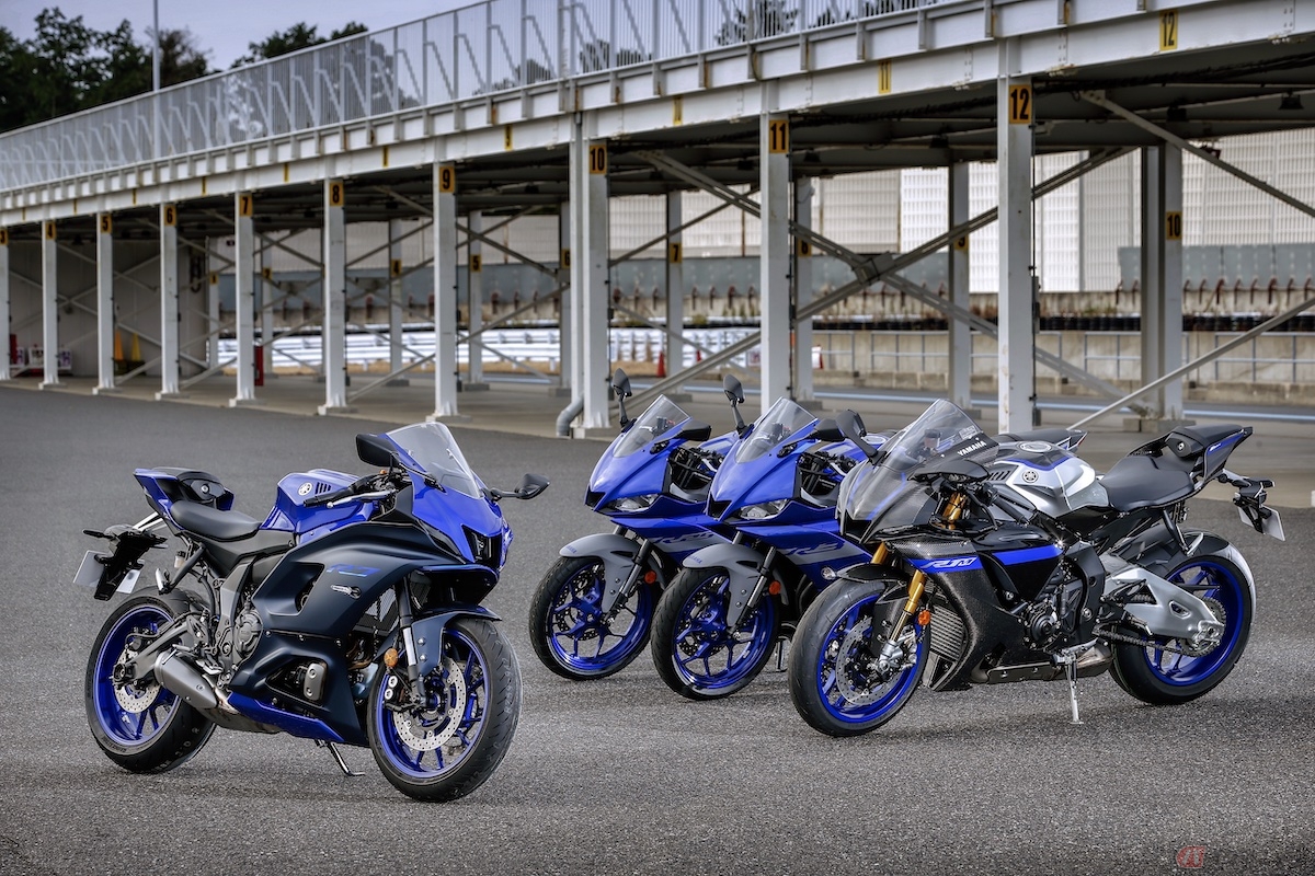 YZF-Rシリーズ共通のスポーティでスタイリッシュなデザインは、個人的にはかなり好みのスタイル