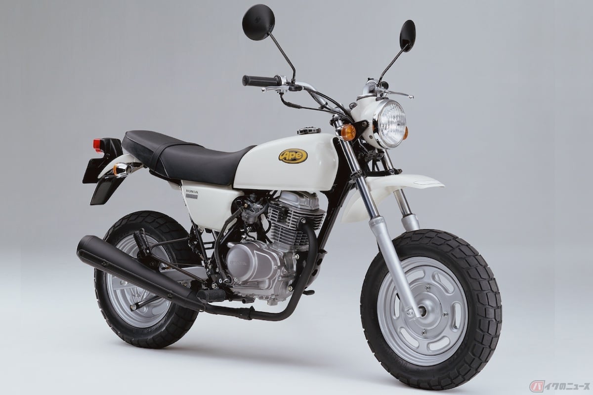 2002年から販売した原付二種スポーツバイク「エイプ100」