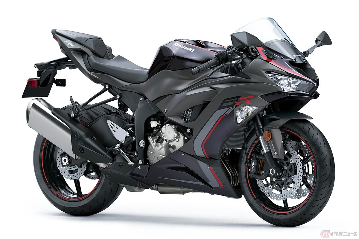 カワサキ「Ninja ZX-6R」メタリックマットグラフェンスチールグレー×メタリックディアブロブラック