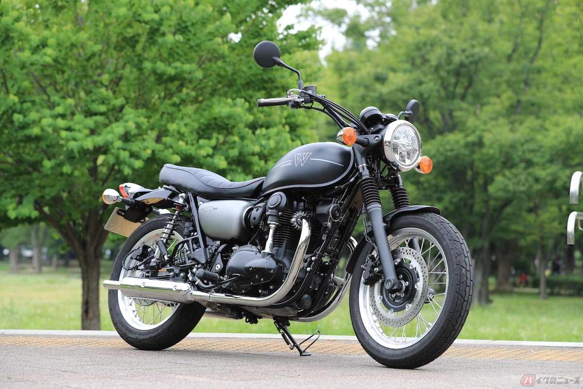 前身にあたるW650との共通点も多い2011年に誕生した「W800」