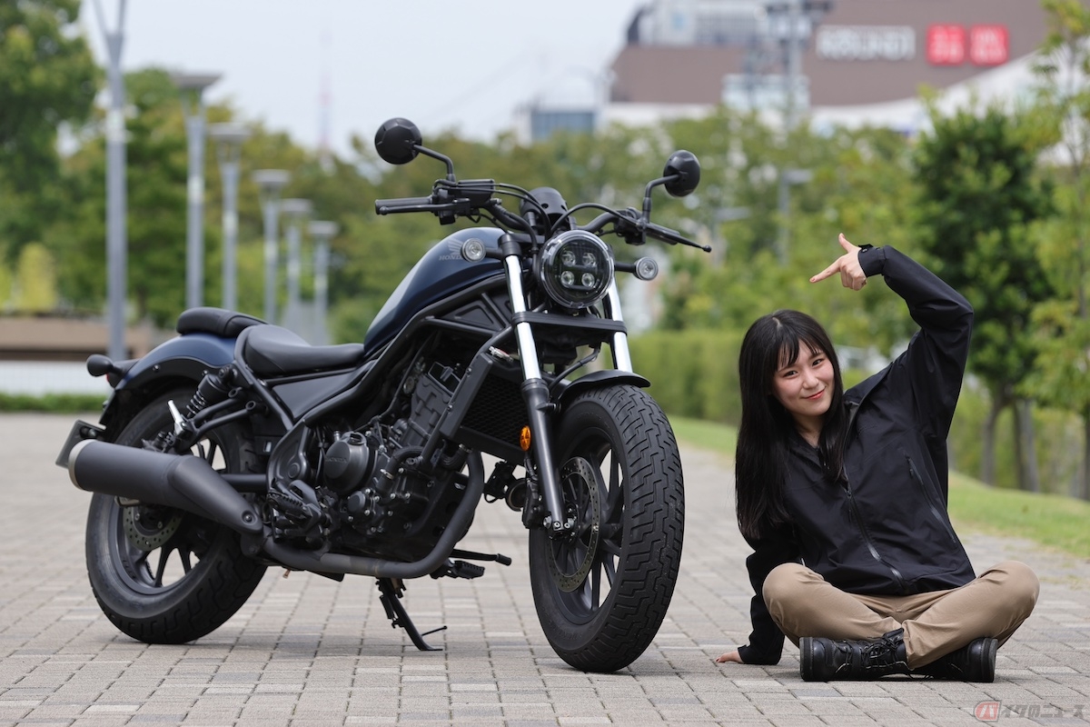 男女ともに爆発的人気を誇るホンダのアメリカンタイプ「レブル250」
