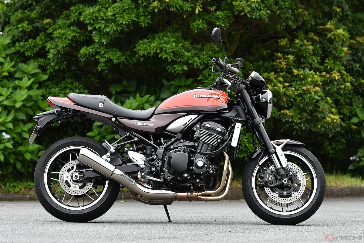 シート高は800mm、水冷4気筒エンジンを搭載したカワサキ「Z900RS」