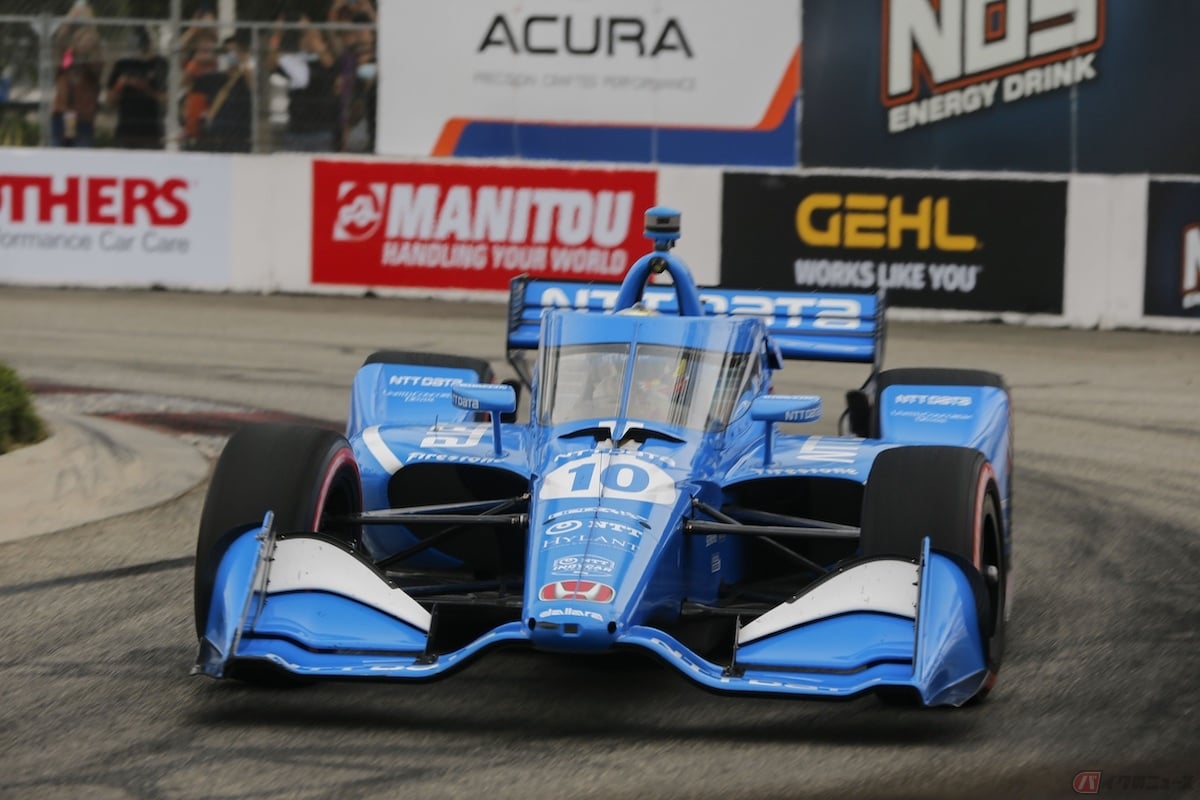 2021年インディカーでチャンピオンを獲得したアレックス・パロウ選手