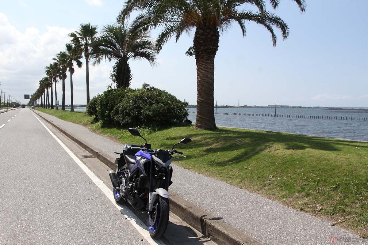 東京都内から千葉県木更津エリアへ移動し、高速道路での燃費計測に向かう