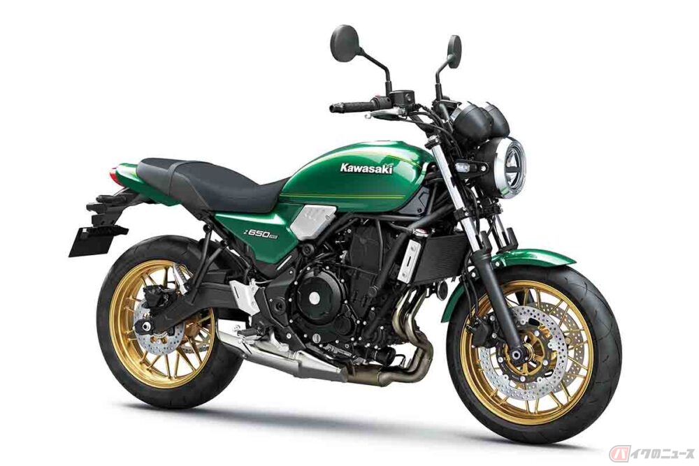 カワサキ「Z650RS」発売日決定 「火の玉」カラーをまとった特別仕様車