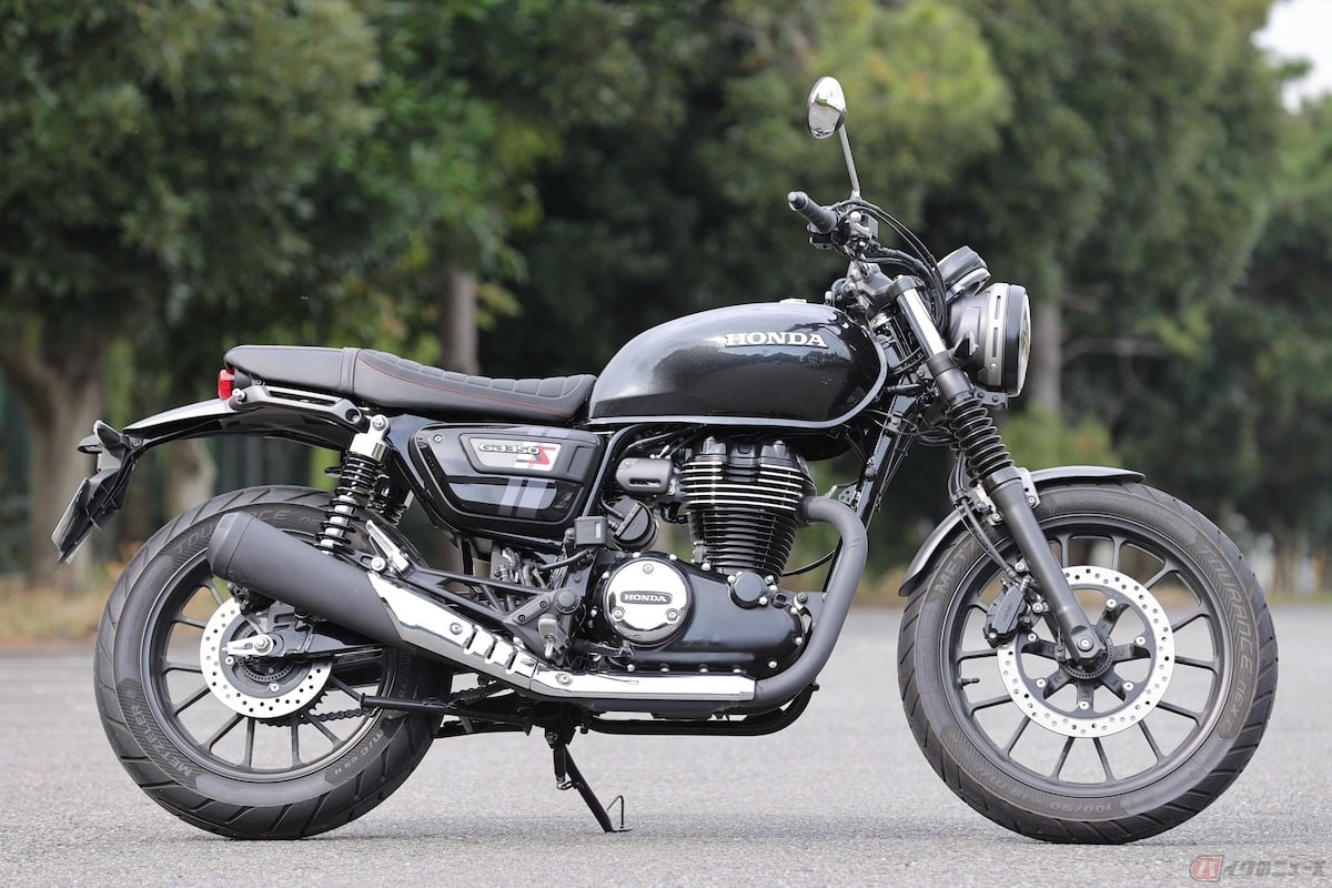 スポーツ仕様の『GB350S』は各パーツが『GB350』から変更されスタイリッシュに!