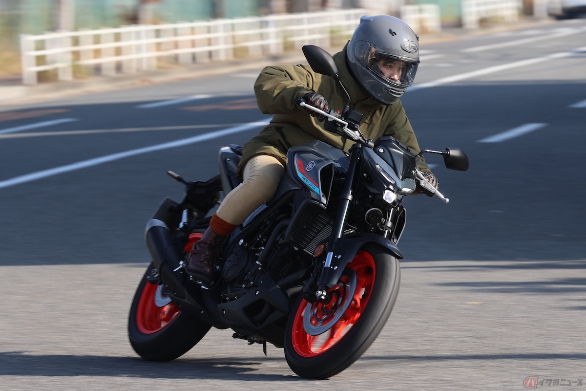 MT-25は、速度が乗った時が本当に楽しい