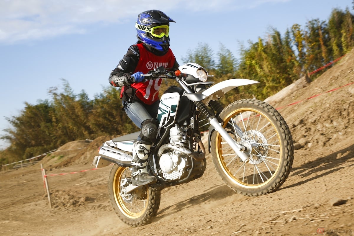 オフロード走行は、タイヤが地面を滑っていく感覚を味わえるのが楽しい