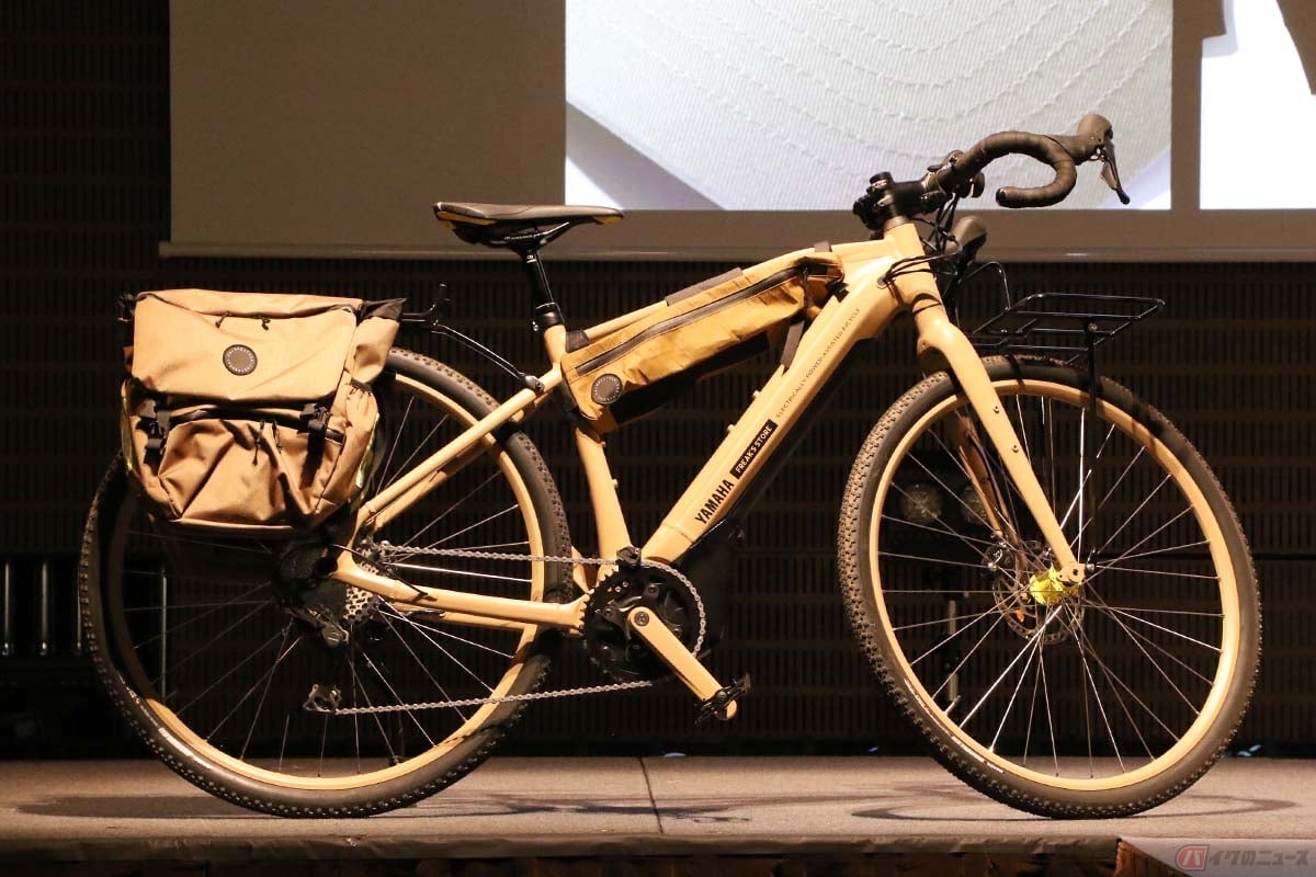 ヤマハ新型e-BIKE「WABASH RT」をベースとした、FREAK'S STOREプロデュースのキャンプコンセプトモデル