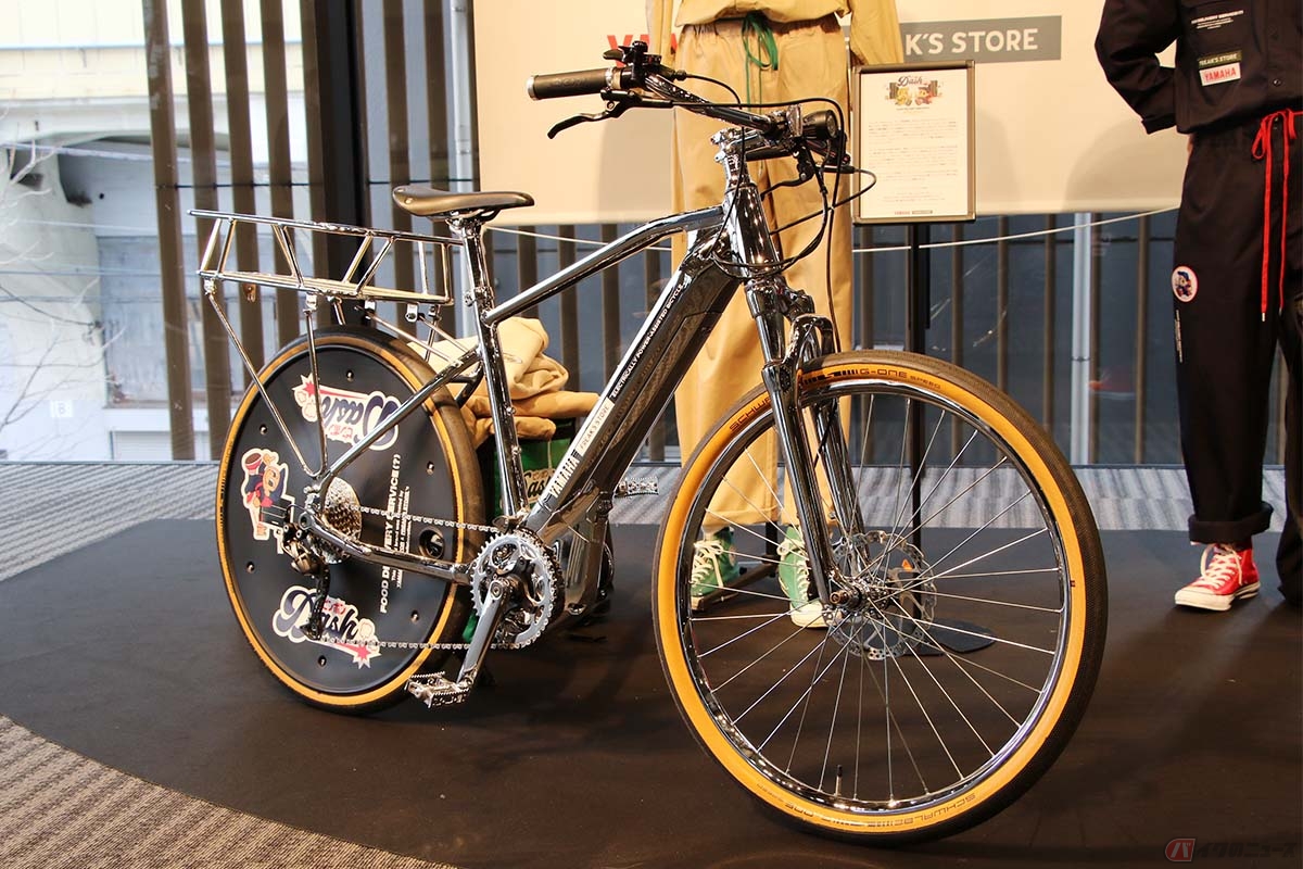 ヤマハ新型e-BIKE「CROSSCORE RC」をベースとした、FREAK'S STOREプロデュースのデリバリーコンセプトモデル