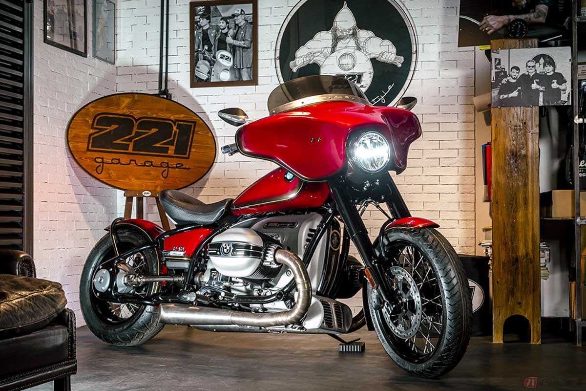 BMW Motorrad「R18」をベースに「Garage 221」がカスタムした「R18 Aurora」