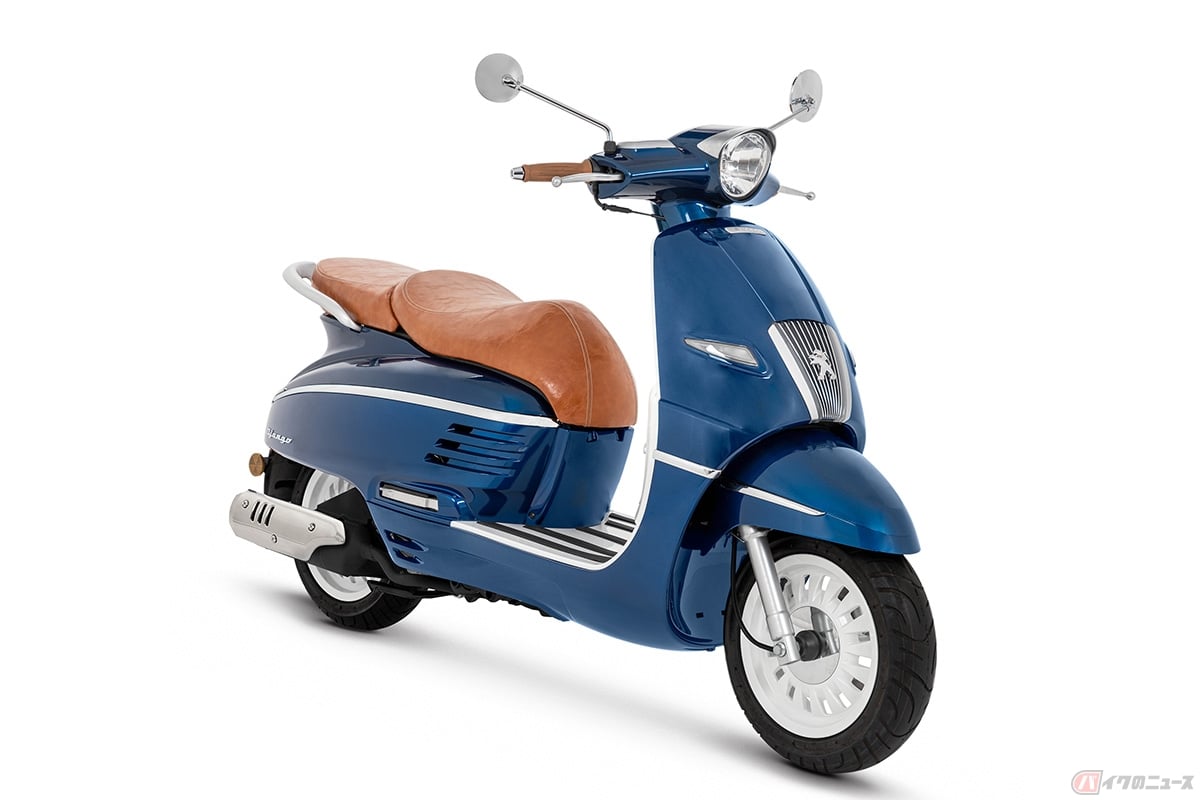 プジョー「ジャンゴ125 ABS」2022年モデル(ディープオーシャンブルー)