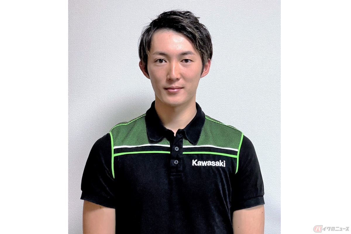「Kawasaki Plaza Racing Team」のライダーに起用された岩戸亮介選手