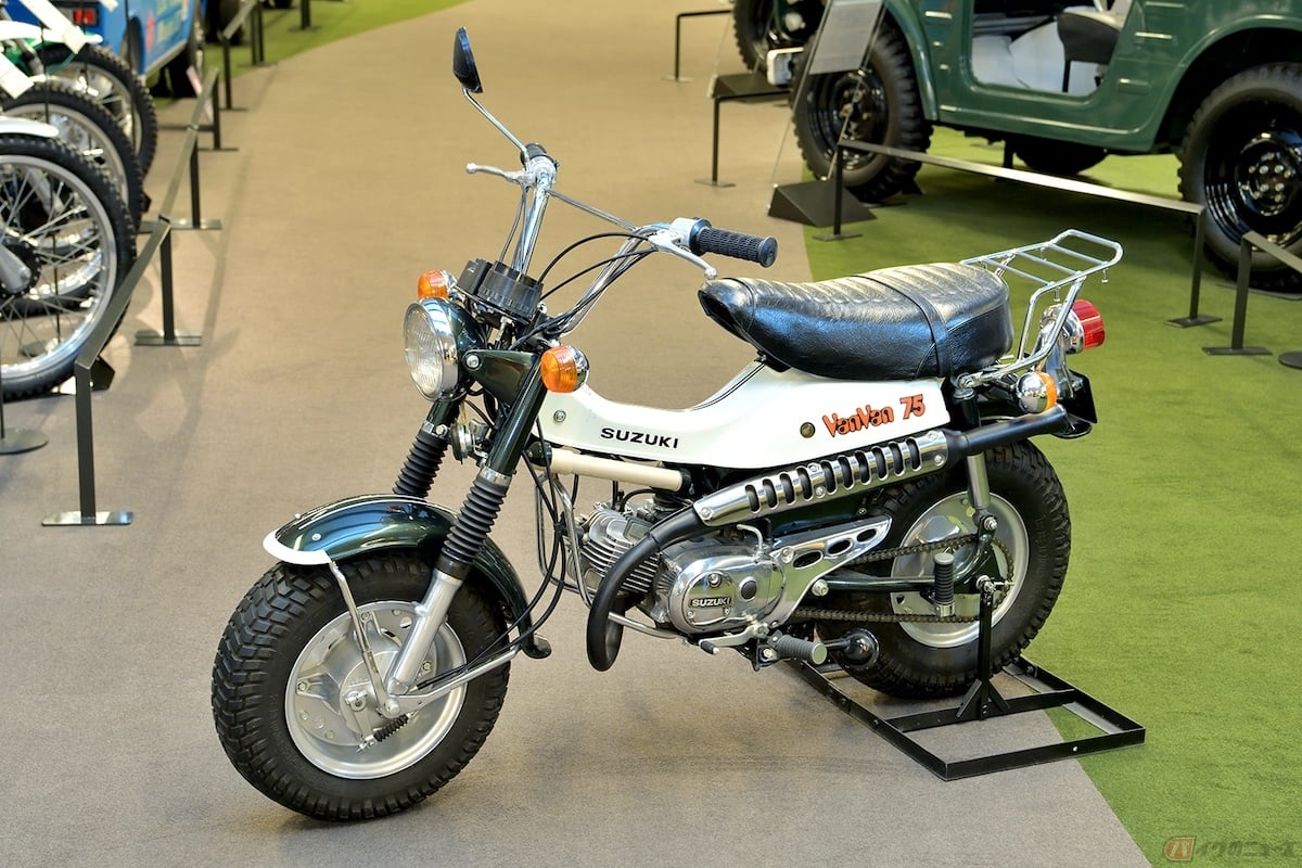 70年代に販売されていたスズキ「バンバン75(1973)」