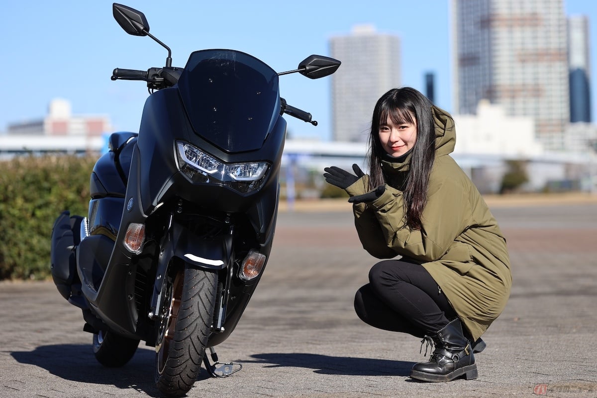 アプリケーションと連動した最新機能を搭載したヤマハの原付二種スクーター「NMAX」に試乗するよ