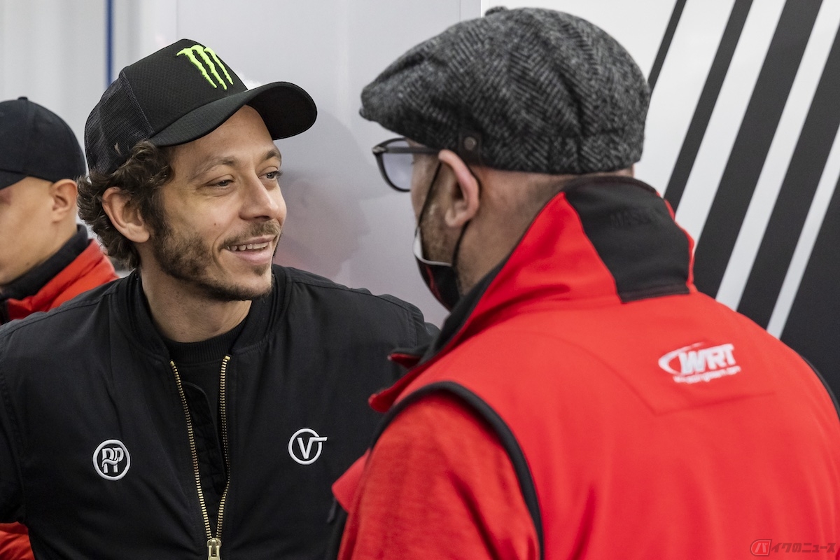 WRT-W Racing Teamからアウディのドライバーとしてバレンティーノ・ロッシ選手参戦