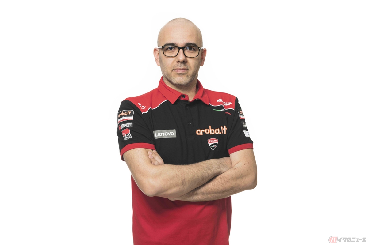 Aruba.it Racing-Ducati チームのステファノ・チェッコーニ氏(Aruba.it Racing-Ducati チーム・プリンシパル)