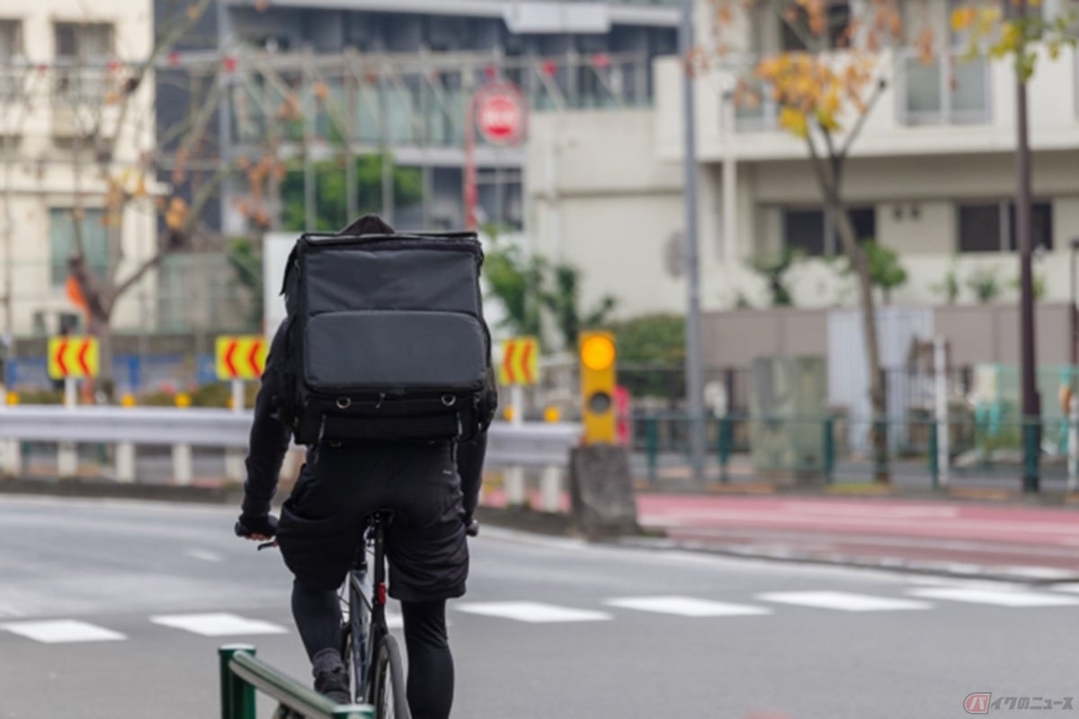 自転車を使ったデリバリーサービス
