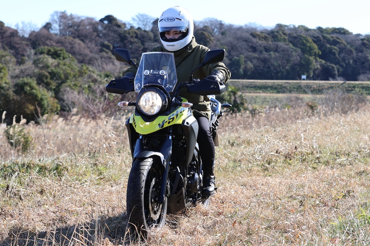 小柄なライダーや女性でも楽しめるスズキのアドベンチャーモデル「Vストローム250」