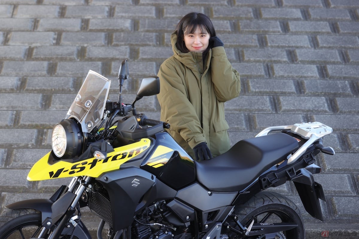 人生初めてのスズキ車試乗は「Vストローム250」