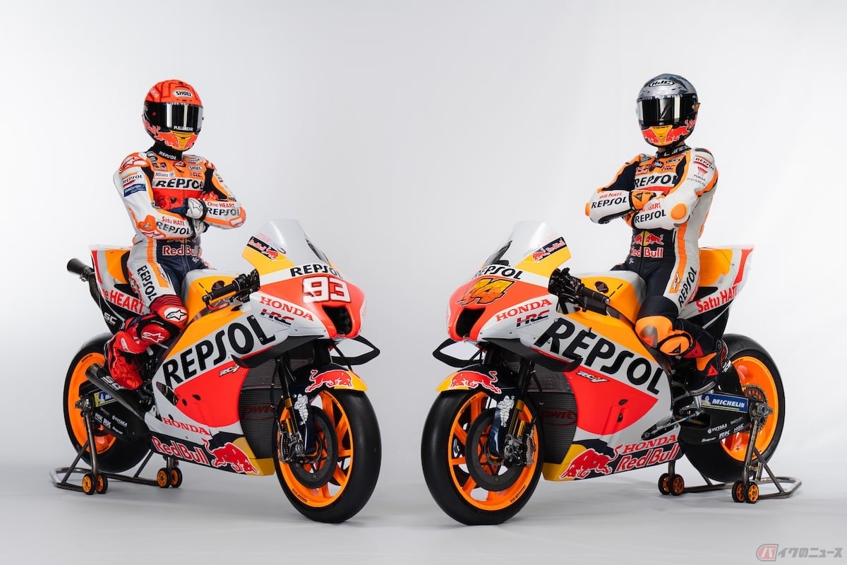 Repsol Honda Teamのマルク・マルケス選手とポル・エスパルガロ選手