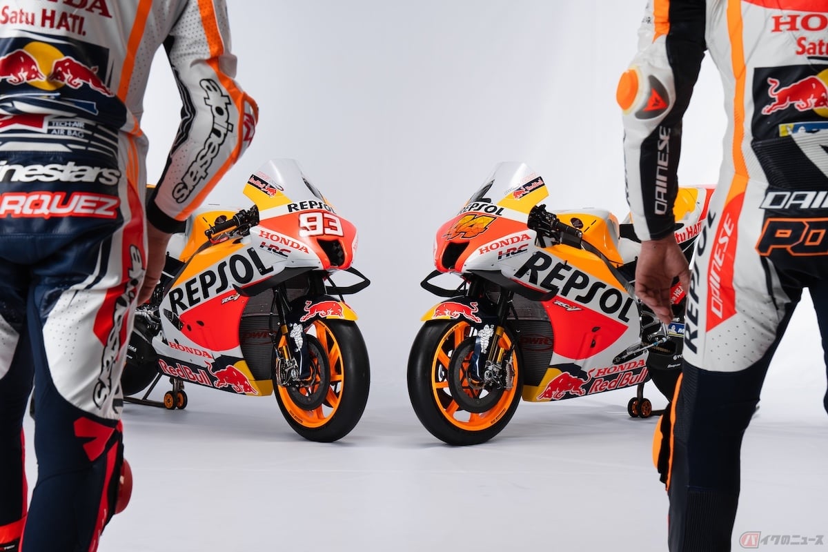 Repsol Honda Teamのマルク・マルケス選手とポル・エスパルガロ選手