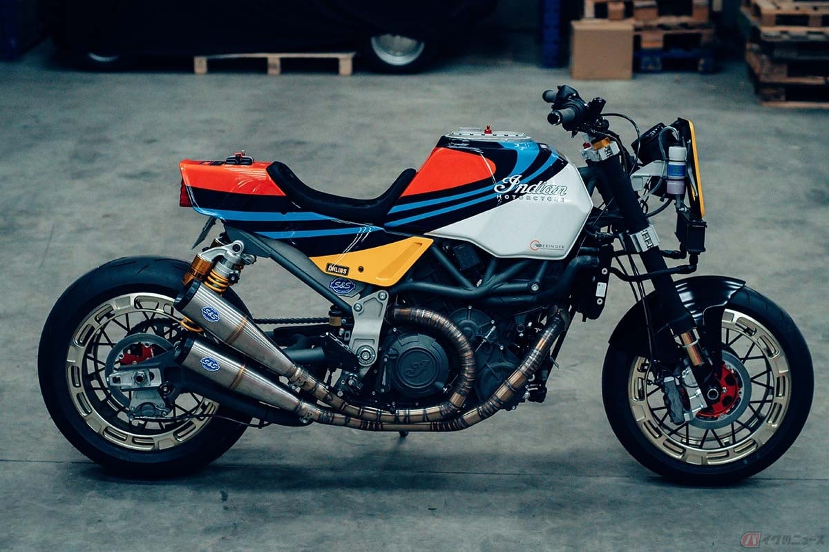 ランチア デルタhf やama Sbkにインスパイアを受けたインディアン Ftr 最新カスタム Ftr Ama 公開 バイクのニュース ランチア デルタhf やama Sbkにインスパイアを受けたインディアン Ftr 最新カスタム Ftr Ama 公開 バイクのニュース