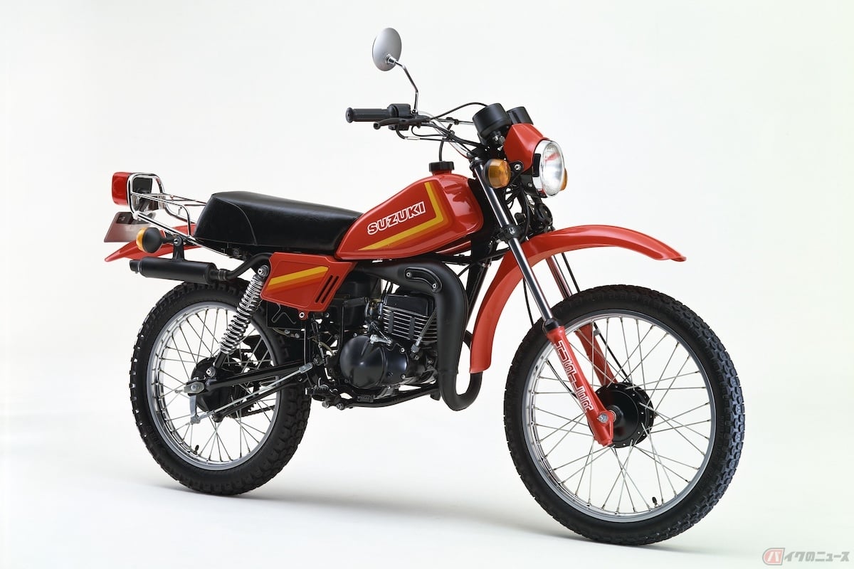 スズキの50ccオフロードバイク「TS50 ハスラー(1980)」