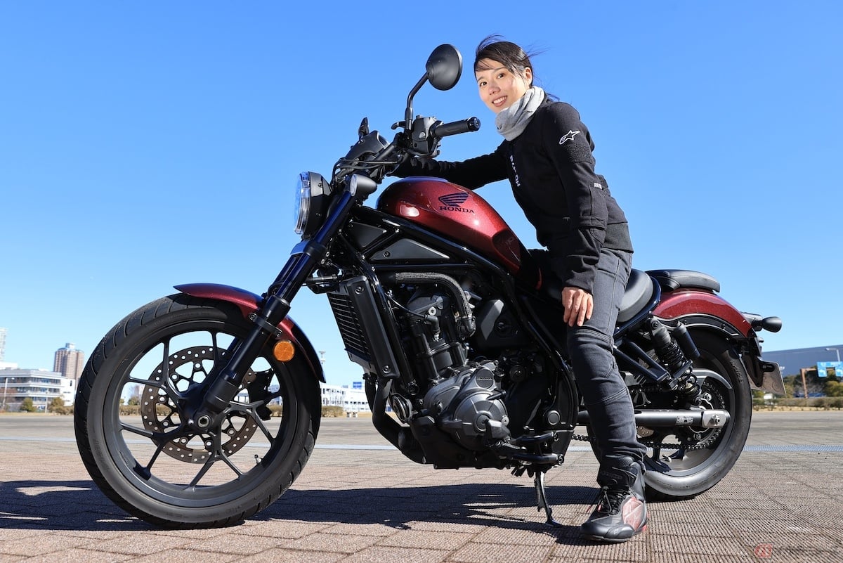 ホンダの大型クルーザータイプ「レブル1100 DCT」に試乗します