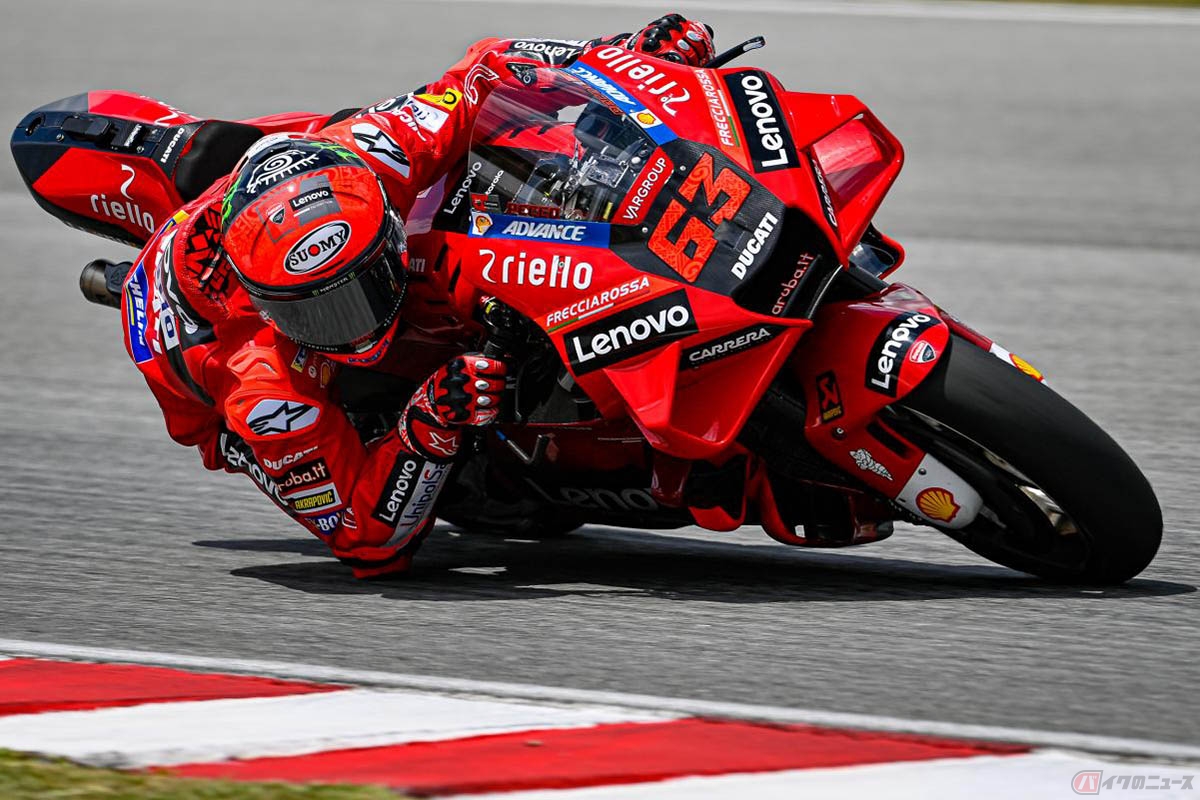 MotoGP最高峰クラスに参戦する「ドゥカティ・レノボ・チーム」と2023年および2024年のシーズンも契約を結ぶことに同意したフランチェスコ・バニャイア選手