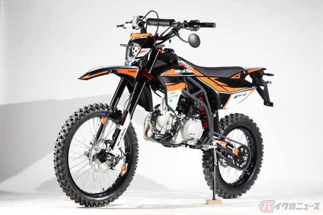 30万円以下で購入可能！ 公道も走行できる原二オフロードバイクNicot 
