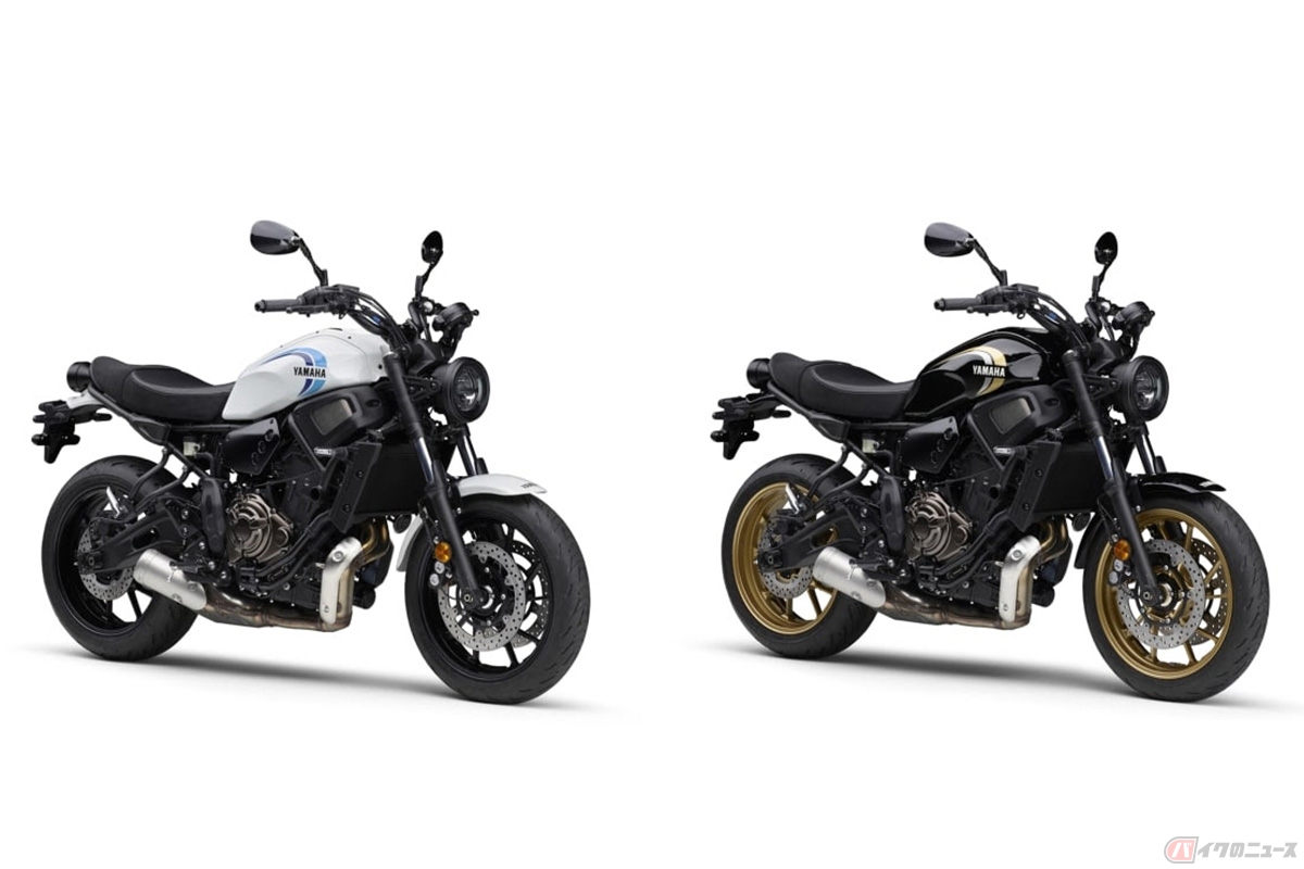 ヤマハスポーツヘリテイジモデル「XSR700」2022年モデル