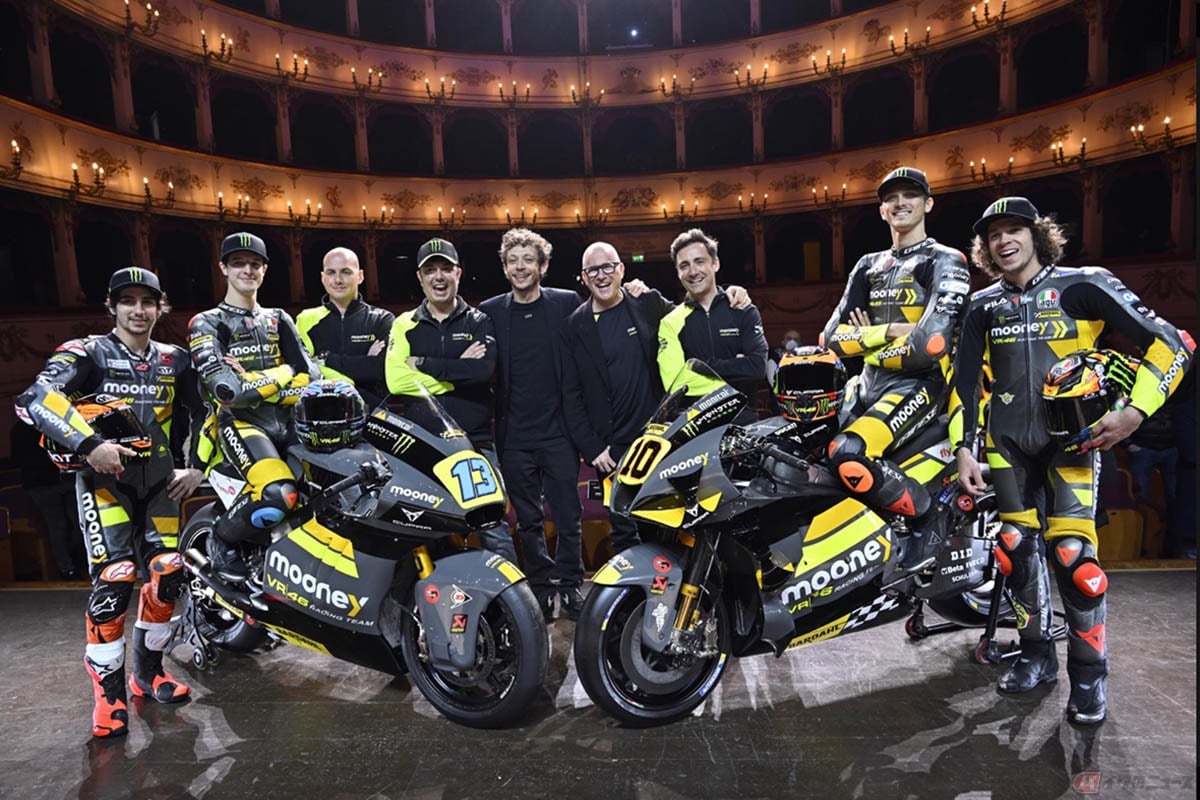 レジェンドライダー ロッシ主宰のmotogpチーム Mooney Vr46 Racing Team チーム体制とマシンを発表 バイクのニュース レジェンドライダー ロッシ主宰のmotogpチーム Mooney Vr46 Racing Team チーム体制とマシンを発表 バイクのニュース