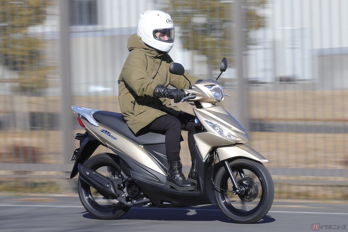 素直に動くアドレス110は、力強さの中に軽快さも兼ね備え快適すぎる