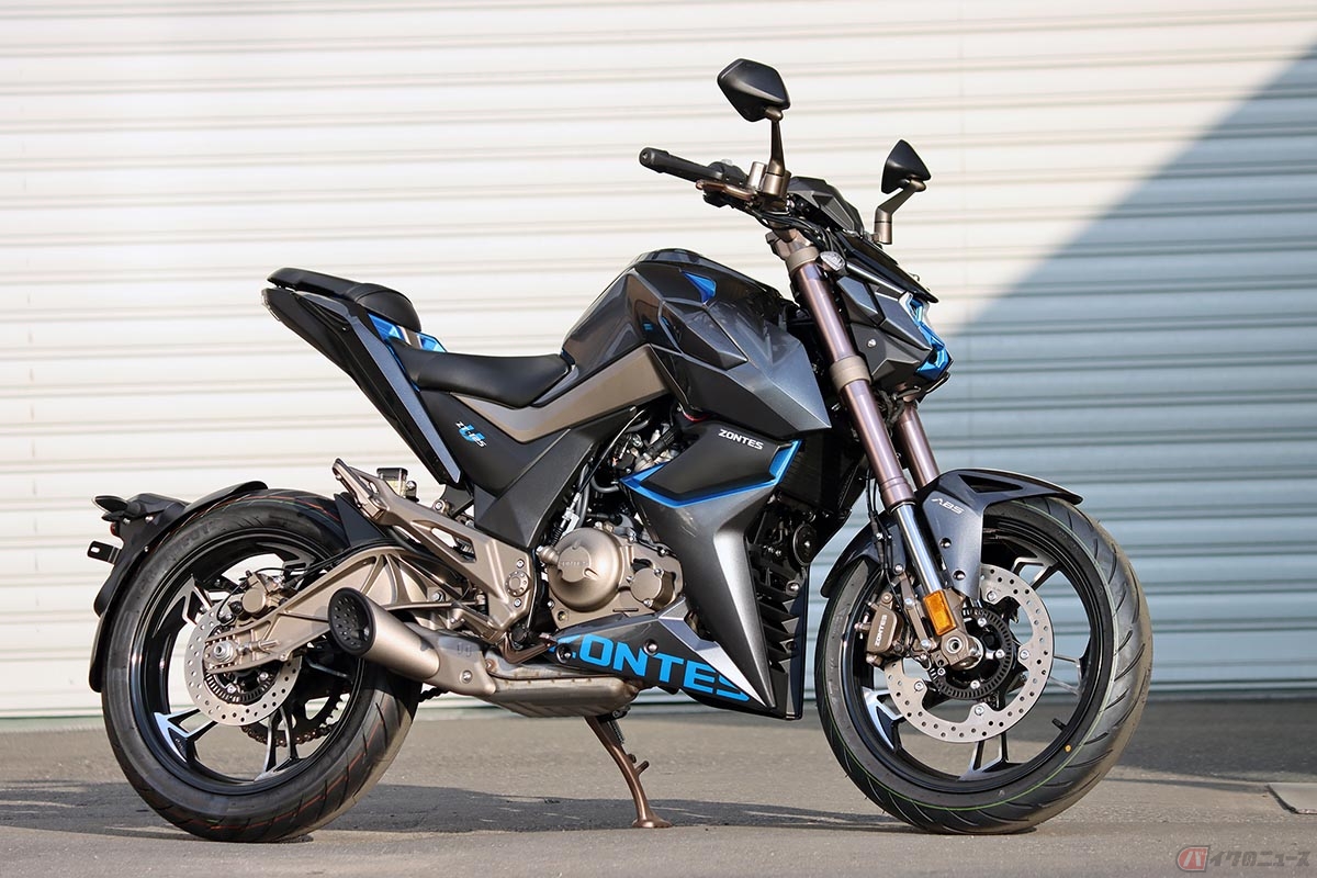 東京モーターサイクルショーで展示されるZONTES「ZT125-U」