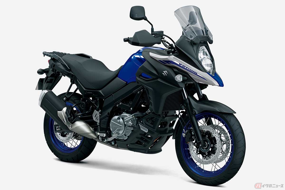 ワイヤースポークホイールを採用するスズキ「V-Strom 650XT ABS」