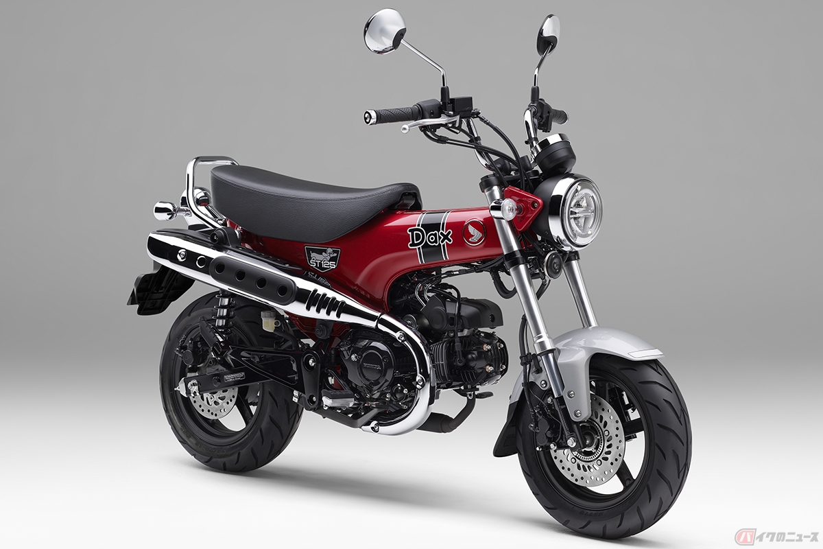 ホンダが大阪・東京・名古屋モーターサイクルショーで公開する「ダックス125」